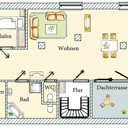 公寓 Brise Lindenstrasse App 08 *